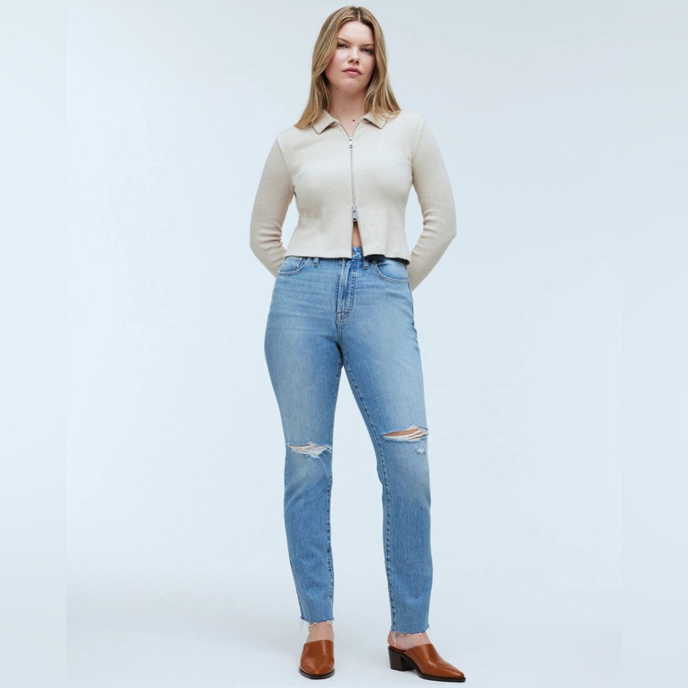 NWT MADEWELL The Curvy Perfect Vintage Jean Size 27